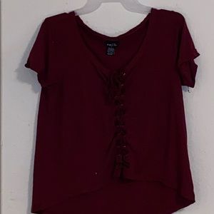 Maroon shirt